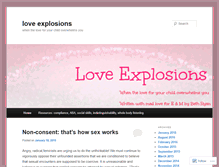 Tablet Screenshot of loveexplosions.net